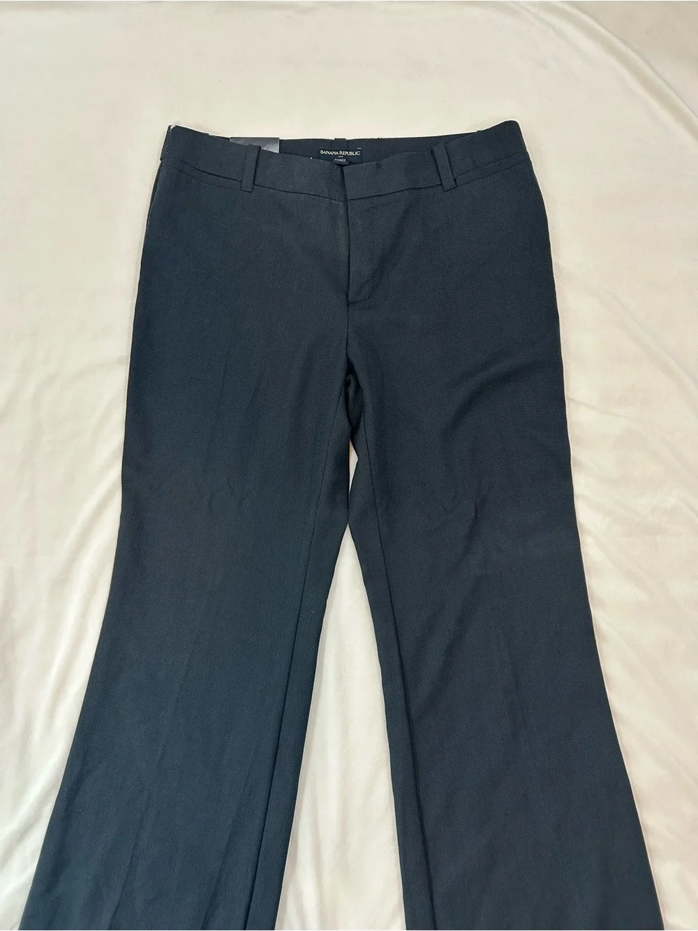 Banana Republic Ryan Fit Dress Pants, Low Waist Black Slacks, Size 14